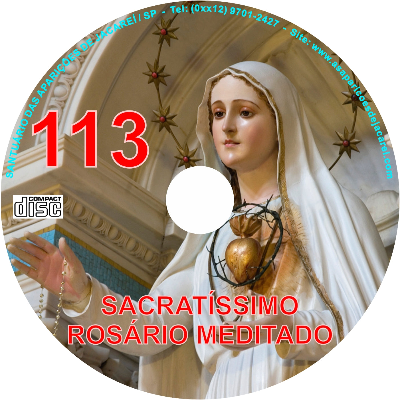 CD Rosário Meditado 113 CD Rosário Meditado 113